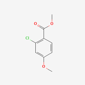 Methyl 2-chloro-4-methoxybenzoate chemical structure (CAS 104253-45-4)