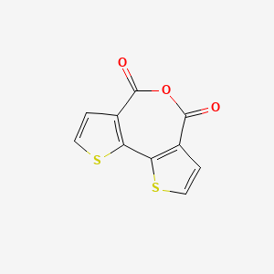 Dithieno[3,2-c:2',3'-e]oxepine-4,6-dione chemical structure (CAS 1043023-52-4)