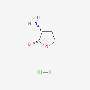 (R)-3-Aminodihydrofuran-2(3H)-one hydrochloride chemical structure (CAS 104347-13-9)