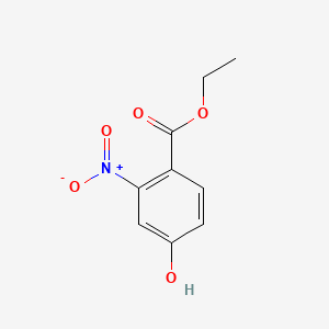 Ethyl 4-hydroxy-2-nitrobenzoate chemical structure (CAS 104356-27-6)