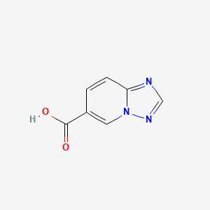 [1,2,4]triazolo[1,5-a]pyridine-6-carboxylic acid chemical structure (CAS 1043903-19-0)