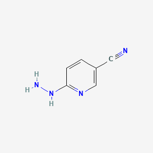 6-Hydrazinylnicotinonitrile chemical structure (CAS 104408-24-4)