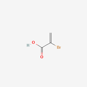 2-Bromoacrylicacid chemical structure (CAS 10443-65-9)