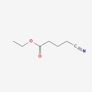 Ethyl 4-cyanobutanoate chemical structure (CAS 10444-38-9)