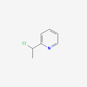 2-(1-Chloroethyl)pyridine chemical structure (CAS 10445-92-8)