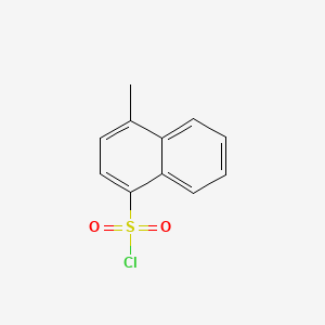 4-Methylnaphthalene-1-sulfonyl chloride chemical structure (CAS 10447-11-7)