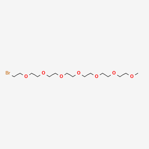 22-Bromo-2,5,8,11,14,17,20-heptaoxadocosane chemical structure (CAS 104518-25-4)