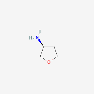 (S)-Tetrahydrofuran-3-amine chemical structure (CAS 104530-79-2)