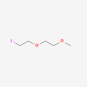 1-Iodo-2-(2-methoxyethoxy)ethane chemical structure (CAS 104539-21-1)