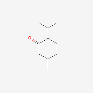 2-Isopropyl-5-Methylcyclohexanone chemical structure (CAS 10458-14-7)