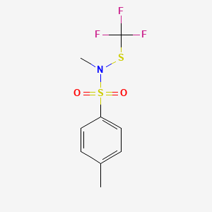 N-Methyl-N-[(trifluoromethyl)thio]-p-toluenesulfonamide chemical structure (CAS 1045822-31-8)