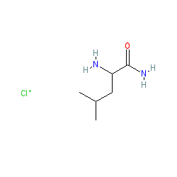 H-Leu-NH2.HCl chemical structure (CAS 10466-61-2)