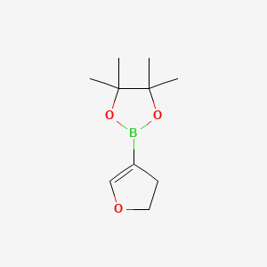 2-(4,5-Dihydrofuran-3-yl)-4,4,5,5-tetramethyl-1,3,2-dioxaborolane chemical structure (CAS 1046812-03-6)