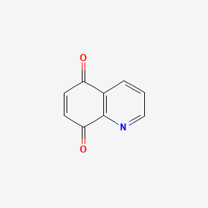 5,8-Quinolinequinone chemical structure (CAS 10470-83-4)
