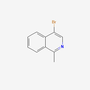 4-Bromo-1-methylisoquinoline chemical structure (CAS 104704-40-7)