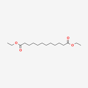 Diethyl dodecanedioate chemical structure (CAS 10471-28-0)