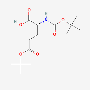 Boc-D-Glu(OtBu)-OH chemical structure (CAS 104719-63-3)