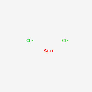 Strontium chloride chemical structure (CAS 10476-85-4)