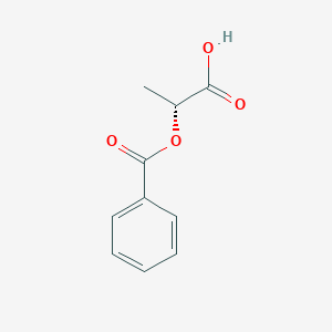 (R)-2-(Benzoyloxy)propanoic acid chemical structure (CAS 1047975-10-9)