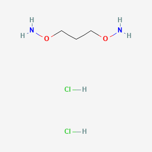 O,O'-(Propane-1,3-diyl)bis(hydroxylamine) dihydrochloride chemical structure (CAS 104845-82-1)