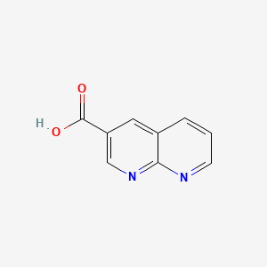 1,8-Naphthyridine-3-carboxylic acid chemical structure (CAS 104866-53-7)