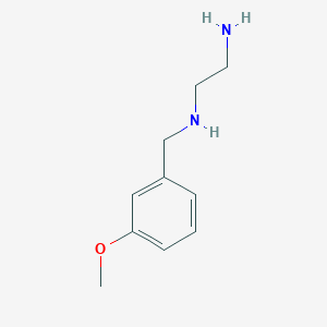 N1-(3-Methoxybenzyl)ethane-1,2-diamine chemical structure (CAS 1048675-29-1)