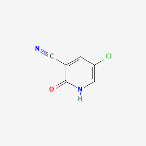 5-Chloro-2-hydroxynicotinonitrile chemical structure (CAS 1048913-62-7)