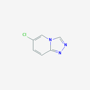 6-Chloro-[1,2,4]triazolo[4,3-a]pyridine chemical structure (CAS 1048913-70-7)