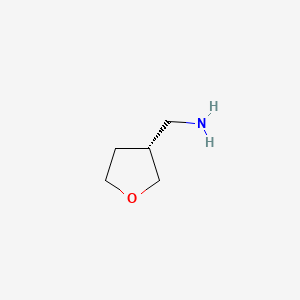 (R)-(Tetrahydrofuran-3-yl)methanamine chemical structure (CAS 1048962-82-8)