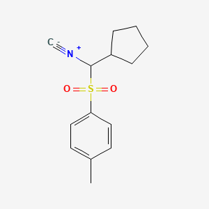 1-Cyclopentyl-1-tosylmethyl isocyanide chemical structure (CAS 1048971-66-9)