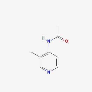 N-(3-Methylpyridin-4-yl)acetamide chemical structure (CAS 104915-66-4)