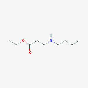 Ethyl 3-(butylamino)propanoate chemical structure (CAS 10494-81-2)
