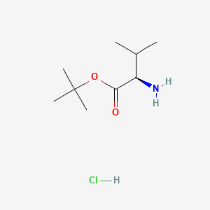 H-D-Val-OtBu.HCl chemical structure (CAS 104944-18-5)