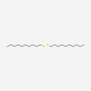 1,2-Didecyldisulfane chemical structure (CAS 10496-18-1)