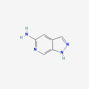 1H-Pyrazolo[3,4-c]pyridin-5-amine chemical structure (CAS 1049672-75-4)