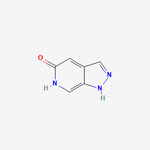 1H-Pyrazolo[3,4-c]pyridin-5(6H)-one chemical structure (CAS 1049672-77-6)