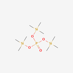 Tris(trimethylsilyl) phosphate chemical structure (CAS 10497-05-9)