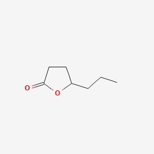 5-Propyldihydrofuran-2(3H)-one chemical structure (CAS 105-21-5)