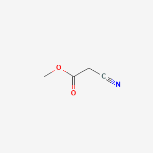 Methyl 2-cyanoacetate chemical structure (CAS 105-34-0)