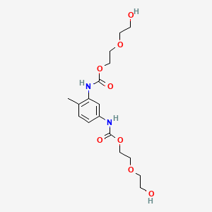 Bis(2-(2-hydroxyethoxy)ethyl) (4-methyl-1,3-phenylene)dicarbamate chemical structure (CAS 105009-71-0)