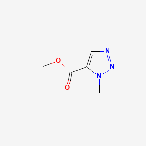 Methyl 1-Methyl-1,2,3-triazole-5-carboxylate chemical structure (CAS 105020-38-0)