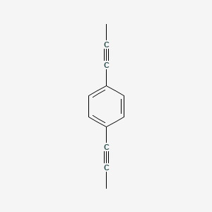 1,4-Di(prop-1-yn-1-yl)benzene chemical structure (CAS 105058-42-2)