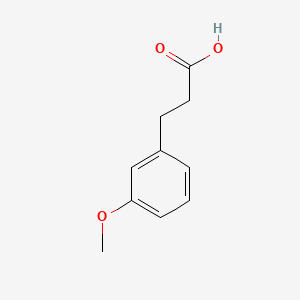3-(3-Methoxyphenyl)propionic acid chemical structure (CAS 10516-71-9)