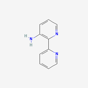 [2,2'-Bipyridin]-3-amine chemical structure (CAS 105166-53-8)