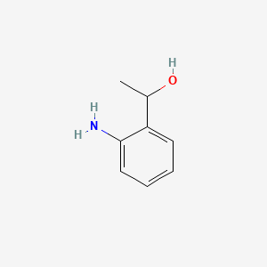 1-(2-Aminophenyl)ethanol chemical structure (CAS 10517-50-7)