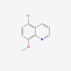 5-Bromo-8-methoxyquinoline chemical structure (CAS 10522-47-1)