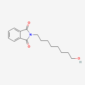 2-(8-Hydroxyoctyl)isoindoline-1,3-dione chemical structure (CAS 105264-63-9)