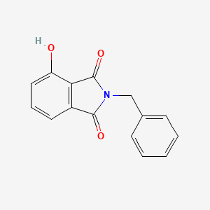 2-Benzyl-4-hydroxyisoindoline-1,3-dione chemical structure (CAS 1052688-16-0)