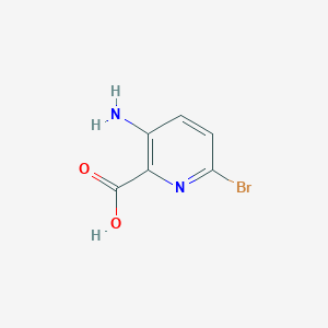 3-Amino-6-bromopicolinic acid chemical structure (CAS 1052708-46-9)