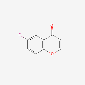 6-Fluoro-4H-chromen-4-one chemical structure (CAS 105300-38-7)
